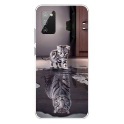 Samsung Galaxy A02s Cover Motiv Kat Og Tiger