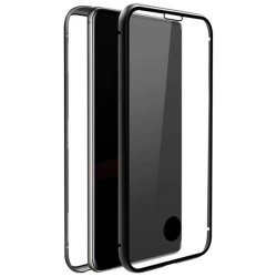 Samsung Galaxy A41 Cover 360° Real Glass Case Sort Transparent