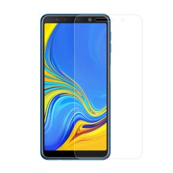 Samsung Galaxy A7 2018 Skærmbeskytter i Hærdet Glas 0.3mm Tjockt Fasad Kant