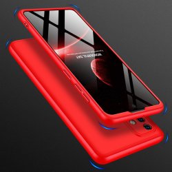 Samsung Galaxy A71 Cover Tredelt Rød