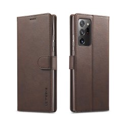 Samsung Galaxy Note 20 Etui med Kortholder Mørkebrun