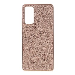 Samsung Galaxy S20 FE Cover Glitter Roseguld