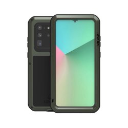 Samsung Galaxy S20 Ultra Cover Powerful Case ArméGrøn