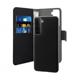 Samsung Galaxy S21 FE Etui Wallet Detachable 2 in 1 Sort