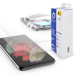 Samsung Galaxy S21 Plus Skærmbeskytter Dome Glass 2-pack