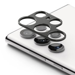 Samsung Galaxy S22 Ultra Kameralinsebeskytter Camera Styling Sort