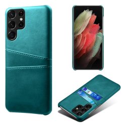 Samsung Galaxy S22 Ultra Cover Kortholder til to kort Grøn