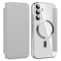 Samsung Galaxy S23 FE Etui MagSafe Sølv