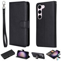 Samsung Galaxy S23 Etui Aftageligt Cover KT Leather Series-3 Sort