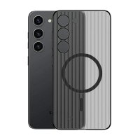 Samsung Galaxy S23 Cover Bølgeplade MagSafe Grå