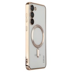Samsung Galaxy S23 Plus Cover Pletteret Kant MagSafe Guld