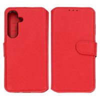 Samsung Galaxy S24 Etui Detachable Wallet Case Rød
