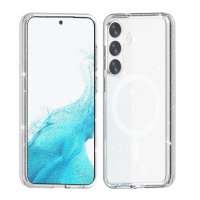 Samsung Galaxy S24 Plus Cover Glitter MagSafe Transparent