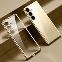 Samsung Galaxy S24 Plus Cover Pletteret Kant Guld