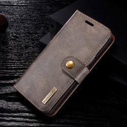 Samsung Galaxy S9 Plånboksetui Löstagbart Cover Mørkebrun
