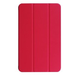 Samsung Galaxy Tab A 10.1 T580 T585 Foldelig Smart Etui Stativ Rød