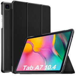 Samsung Galaxy Tab A7 10.4 T500 T505 Etui Foldelig Smart Sort