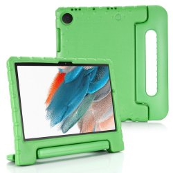 Samsung Galaxy Tab A8 10.5 X200 X205 Deksel med Håndtak Grønn