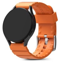 Samsung Galaxy Watch 20mm Armbånd Rubber One Bold Band Orange