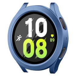 Samsung Galaxy Watch 4/5 44mm Cover Indbygget skærmbeskytter Blå