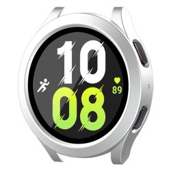 Samsung Galaxy Watch 4/5 44mm Cover Indbygget skærmbeskytter Matt Sølv