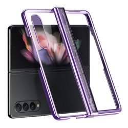 Samsung Galaxy Z Fold 4 Deksel Belagt Kant Lilla