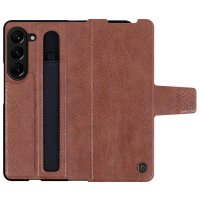 Samsung Galaxy Z Fold 5 Etui Aoge Series Brun