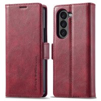 Samsung Galaxy Z Fold 5 Etui med Kortholder Flip Rød
