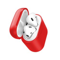 AirPods 1/2 Cover Silikone Rød