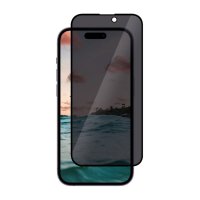 iPhone 15/iPhone 16 Skærmbeskytter Hærdet Glas 3D Privacy