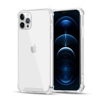 iPhone 12/iPhone 12 Pro Cover Stødabsorberende Transparent