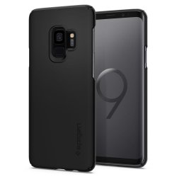 Thin Fit Cover till Galaxy S9 Sort