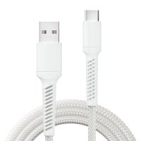 USB-A til USB-C Kabel Longlife 60W 1m Hvid