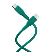 USB-C til USB-C Kabel Superflex 60W 1.5m Grøn