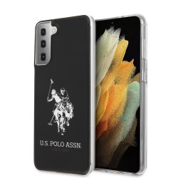 Samsung Galaxy S21 Plus Cover med Logo Sort