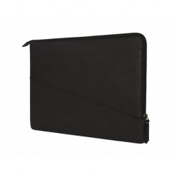 Macbook 15" Sleeve Waxed Leather Sleeve Sort
