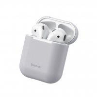 AirPods 1/2 Cover Silikone Grå