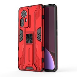 Xiaomi 12 Pro Cover Stativfunktion Rød