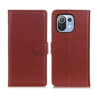 Xiaomi Mi 11 Etui med Stativ Brun