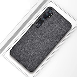 Xiaomi Mi Note 10/Mi Note 10 Pro Cover Stoftextur Grå