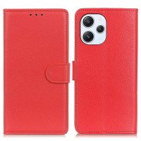 Xiaomi Redmi 12 Etui Litchi Rød