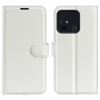 Xiaomi Redmi 12C Etui Litchi Hvid