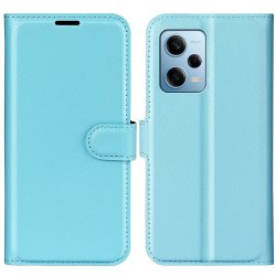 Xiaomi Redmi Note 12 Pro 5G Etui Litchi Blå