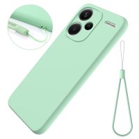 Xiaomi Redmi Note 13 Pro Plus 5G Cover med Strop Silikone Grøn