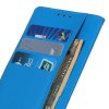 Samsung Galaxy A50 Plånboksetui Litchi PU-læder Blå