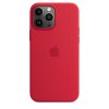 Original iPhone 13 Pro Max Cover Silicone Case MagSafe RED