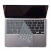 MacBook Pro m. TouchBar 13/15" (A1706. A1708. A1989. A2159 & A1707. A1990) Tastaturbeskyttelse Gennemsigtig Sort