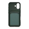 iPhone 17 Cover Kortholder Grøn