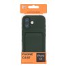 iPhone 17 Cover Kortholder Grøn