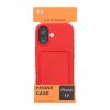 iPhone 17 Cover Kortholder Rød